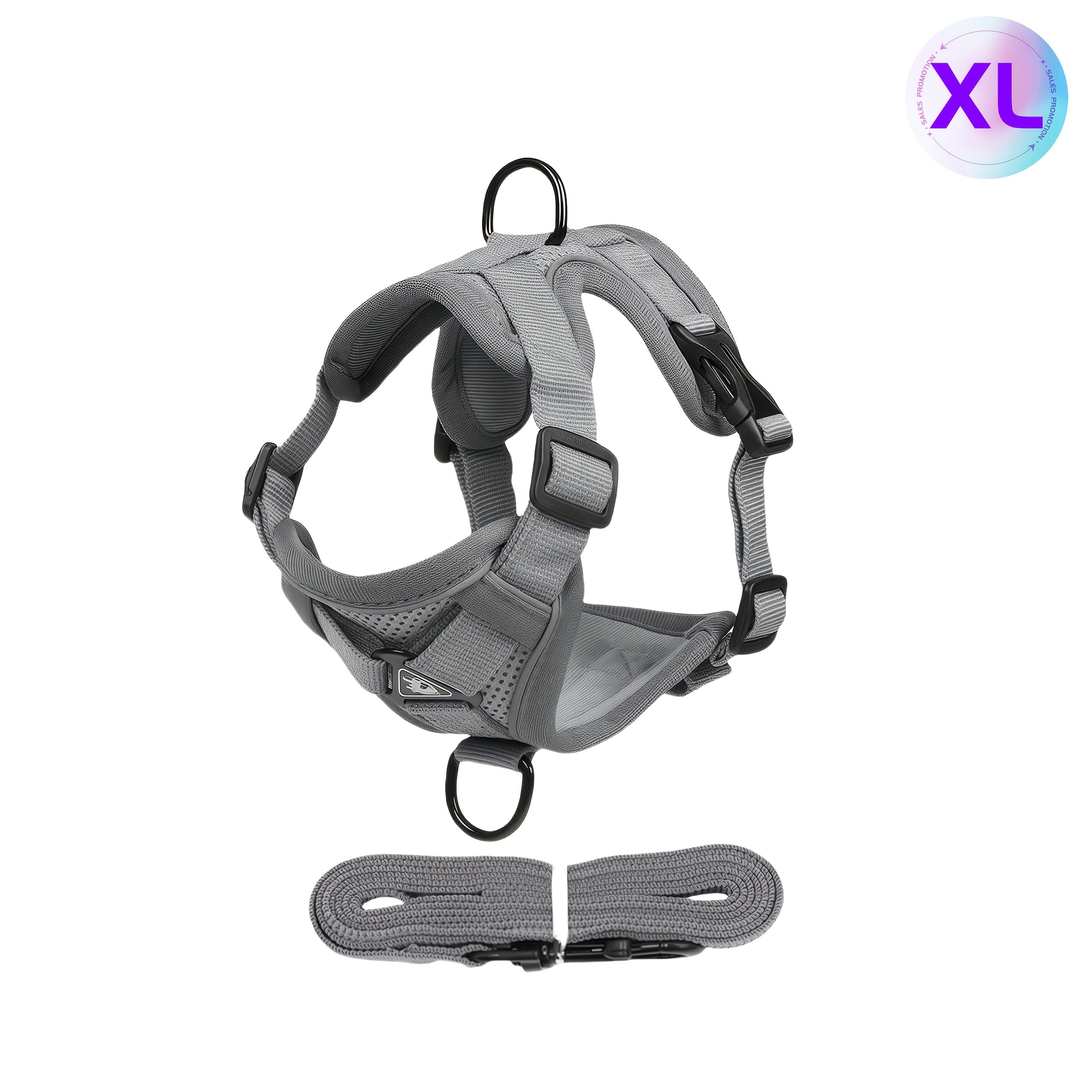 Vest-style pet harness, cat leash and collar set, soft walking leash for cats, anti-escape adjustable cat leash, reflective vest jacket, breathable kitten harness suit, easy to wear, suitable for outdoor walks