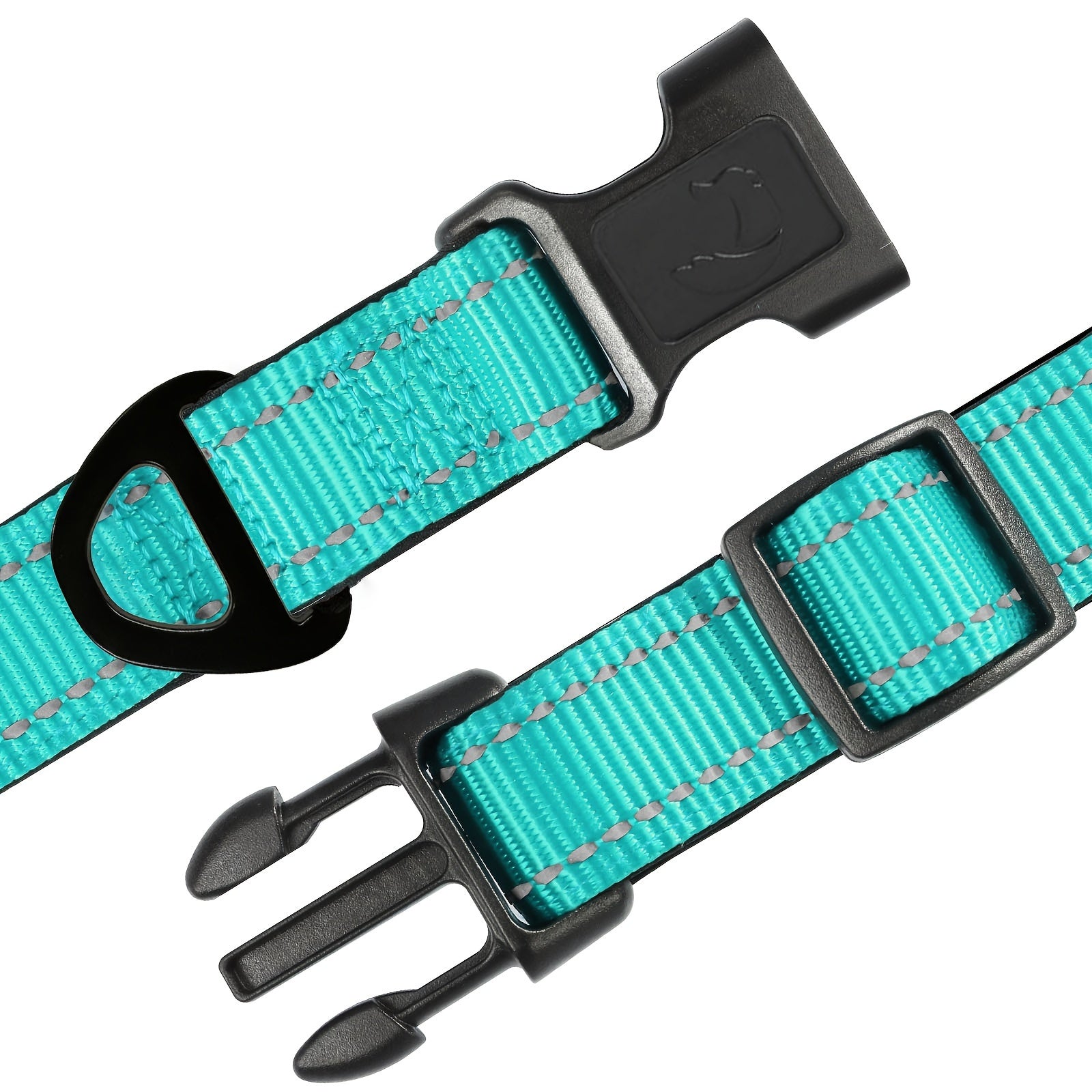 JOYTALE Pet Leash And Collar Set, Reflective Leash And Adjustable Nylon Collar for Small Medium & Large Dogs