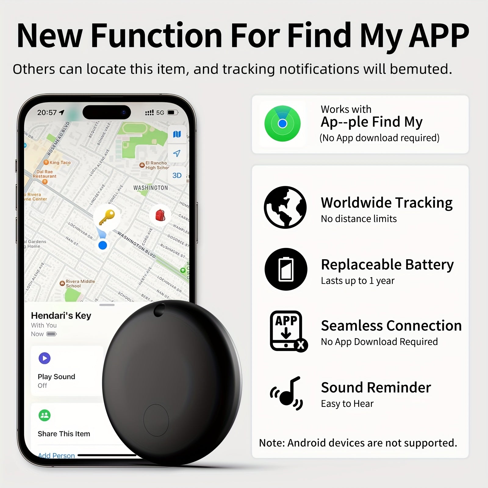Pet GPS Smart Collar Set with Anti-Lost Device + Collar + Protective Cover - Real-time Tracking, Global Precise Location, Wireless Low-Power Battery Anti-Loss Device. Note: The anti-lost device is available in two styles comp