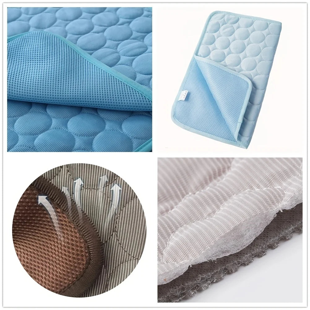 🌬️ Tappetino Refrigerante Estivo per Cani e Gatti – Extra Large, Impermeabile e Ultra Resistente