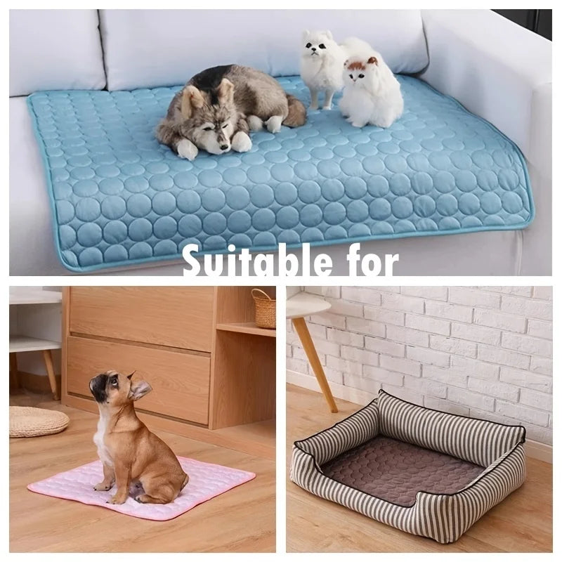🌬️ Tappetino Refrigerante Estivo per Cani e Gatti – Extra Large, Impermeabile e Ultra Resistente