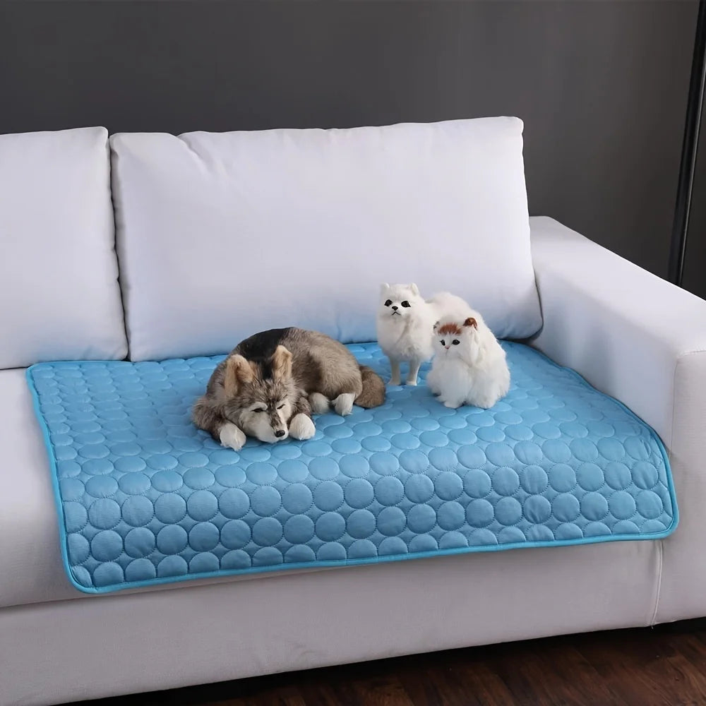 🌬️ Tappetino Refrigerante Estivo per Cani e Gatti – Extra Large, Impermeabile e Ultra Resistente