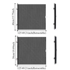Retractable Pet Safety Gate Wide, Indoor Mesh Fence for Dogs & kitten, Mounting Accessories Included for Doors & Hallways
