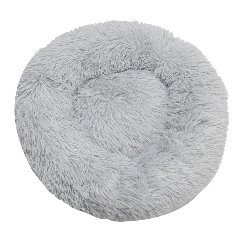 🛏️ Cuccia Rotonda Invernale per Cani e Gatti – Letto Morbido Lavabile in Peluche