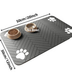 🦴 Tappetino Assorbente Impermeabile per Cibo e Acqua – Taglie S/M/L per Cani e Gatti