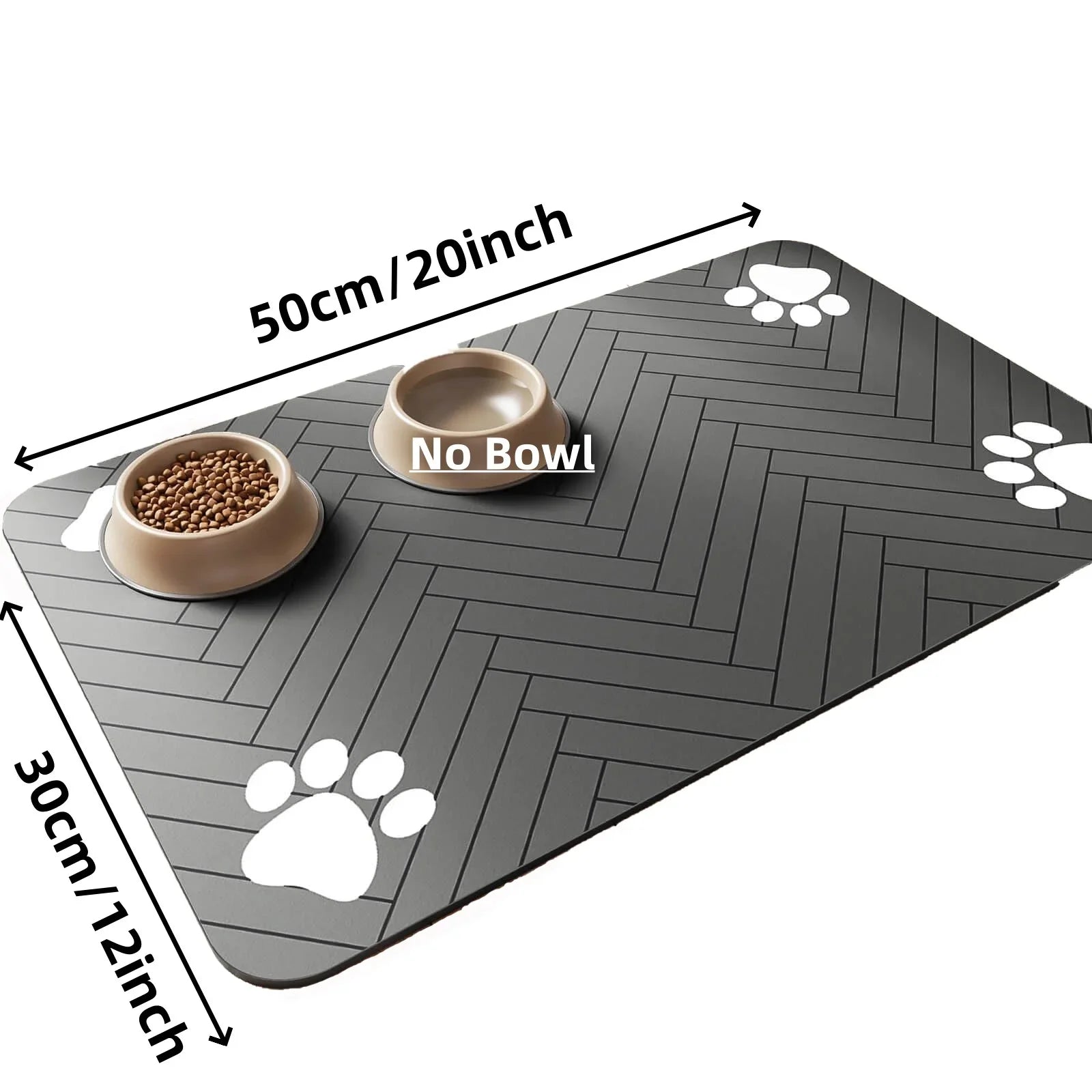 🦴 Tappetino Assorbente Impermeabile per Cibo e Acqua – Taglie S/M/L per Cani e Gatti