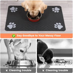 🦴 Tappetino Assorbente Impermeabile per Cibo e Acqua – Taglie S/M/L per Cani e Gatti