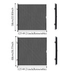 Retractable Pet Safety Gate Wide, Indoor Mesh Fence for Dogs & kitten, Mounting Accessories Included for Doors & Hallways
