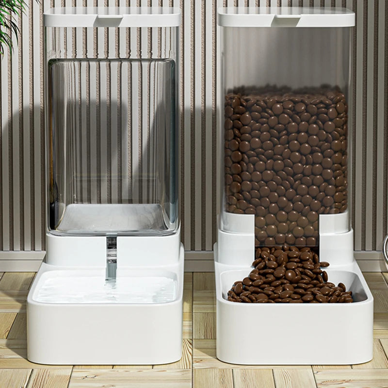 🐱🐶 Dispenser Automatico Cibo & Acqua per Cani e Gatti – Sistema a Gravità
