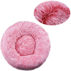 🛏️ Cuccia Rotonda Invernale per Cani e Gatti – Letto Morbido Lavabile in Peluche