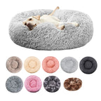 🛏️ Cuccia Rotonda Invernale per Cani e Gatti – Letto Morbido Lavabile in Peluche