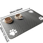 🦴 Tappetino Assorbente Impermeabile per Cibo e Acqua – Taglie S/M/L per Cani e Gatti