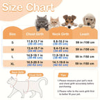 Vest-style pet harness, cat leash and collar set, soft walking leash for cats, anti-escape adjustable cat leash, reflective vest jacket, breathable kitten harness suit, easy to wear, suitable for outdoor walks